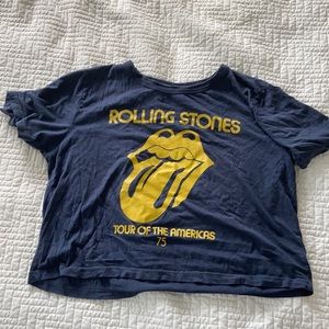 Rolling Stones crop top